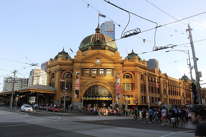 Crossroads at Flinders Street Station