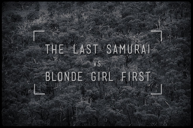 The Last Samurai vs Blonde Girl First cover image