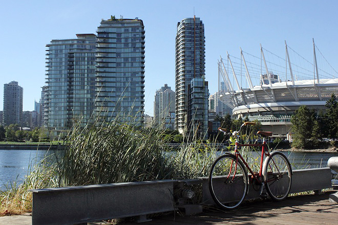 Bike by Olympic Village