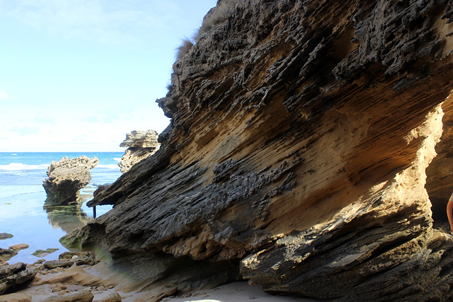 Portsea rock formation