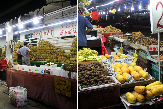 Fruit market, Geylang.