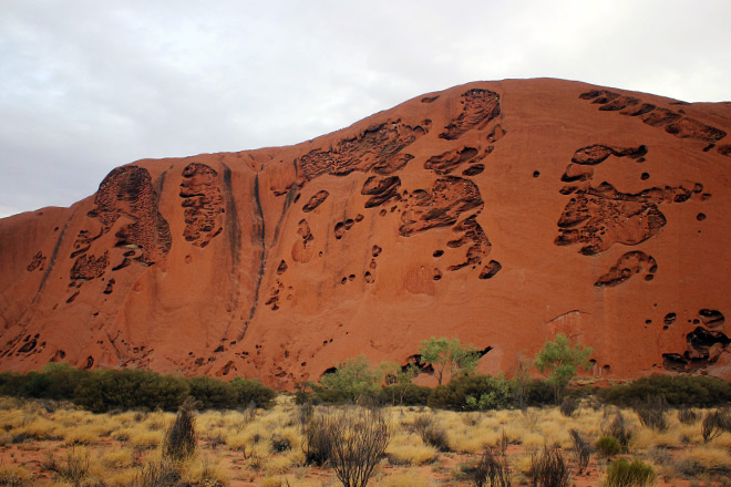 Uluru, up close.