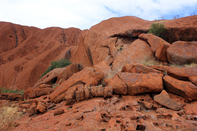 Uluru, up close.