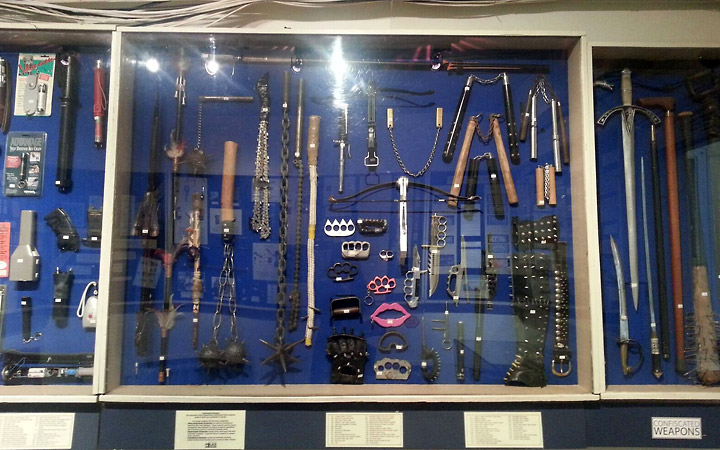 Confiscated weapons