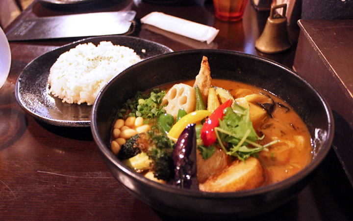 Soup Curry, Vegetables in a soupy curry stew