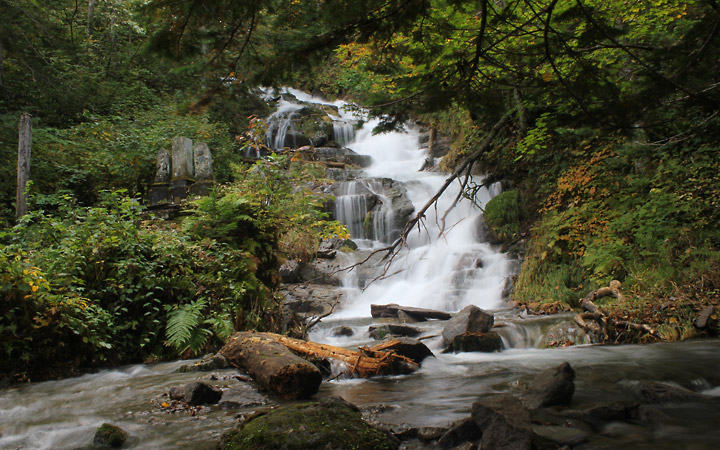 Biei waterfalls