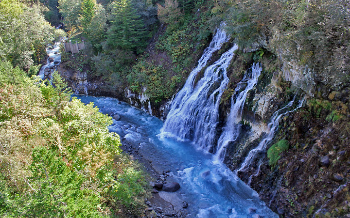 Biei waterfalls