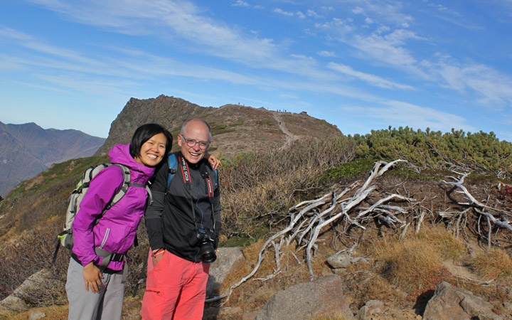 Brad and I at Mount Kuramon